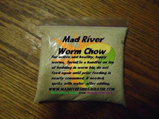 White Worm chow Organic food for your white worms